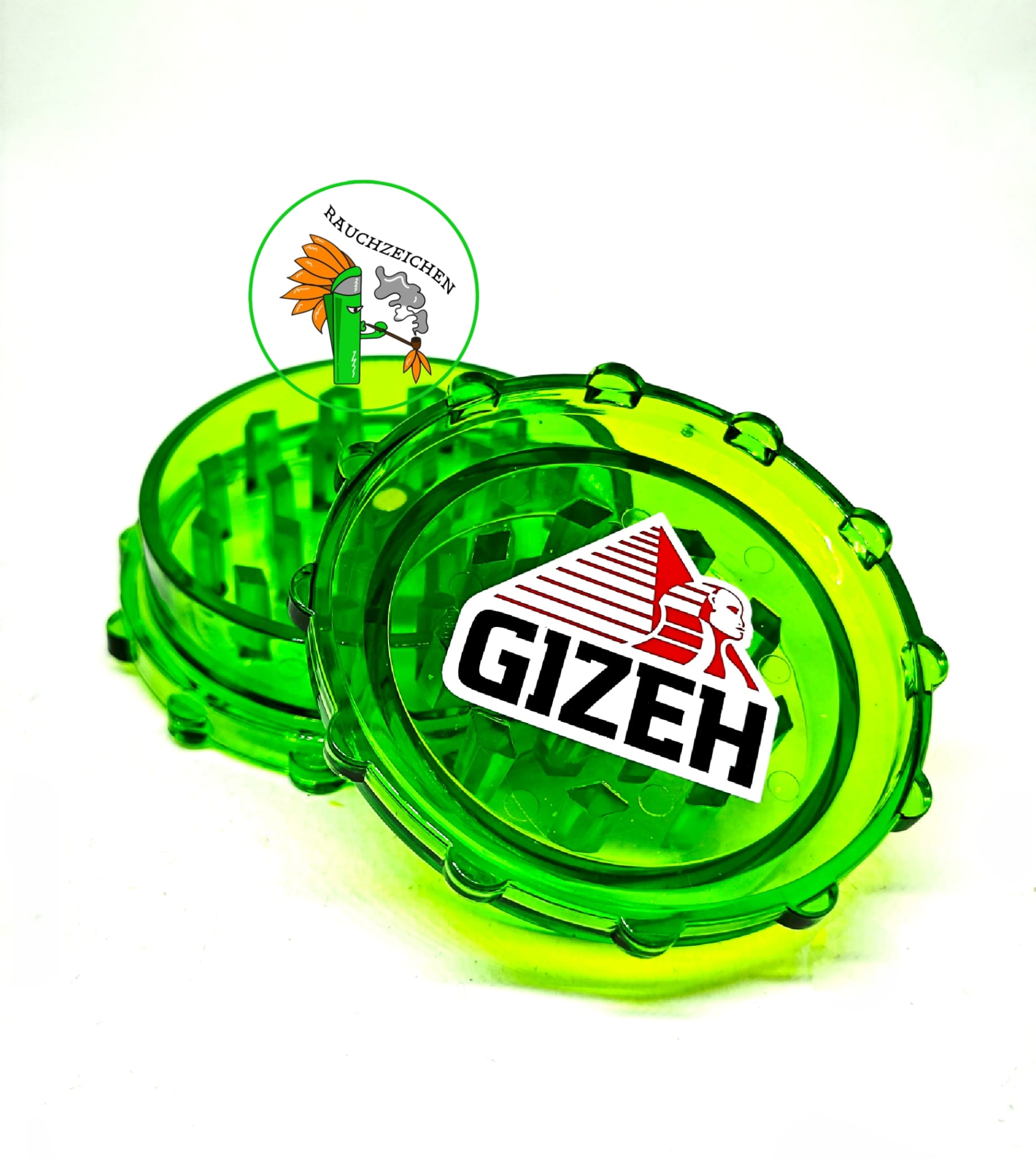 Gizeh Plastik Grinder Grün